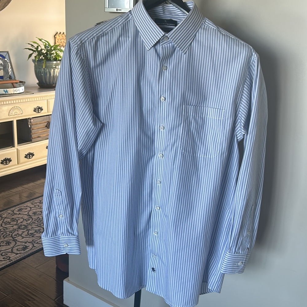 Hart Schaffner Marx Long Sleeve Button up Shirt XL - Picture 1 of 5